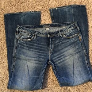 Silver jeans